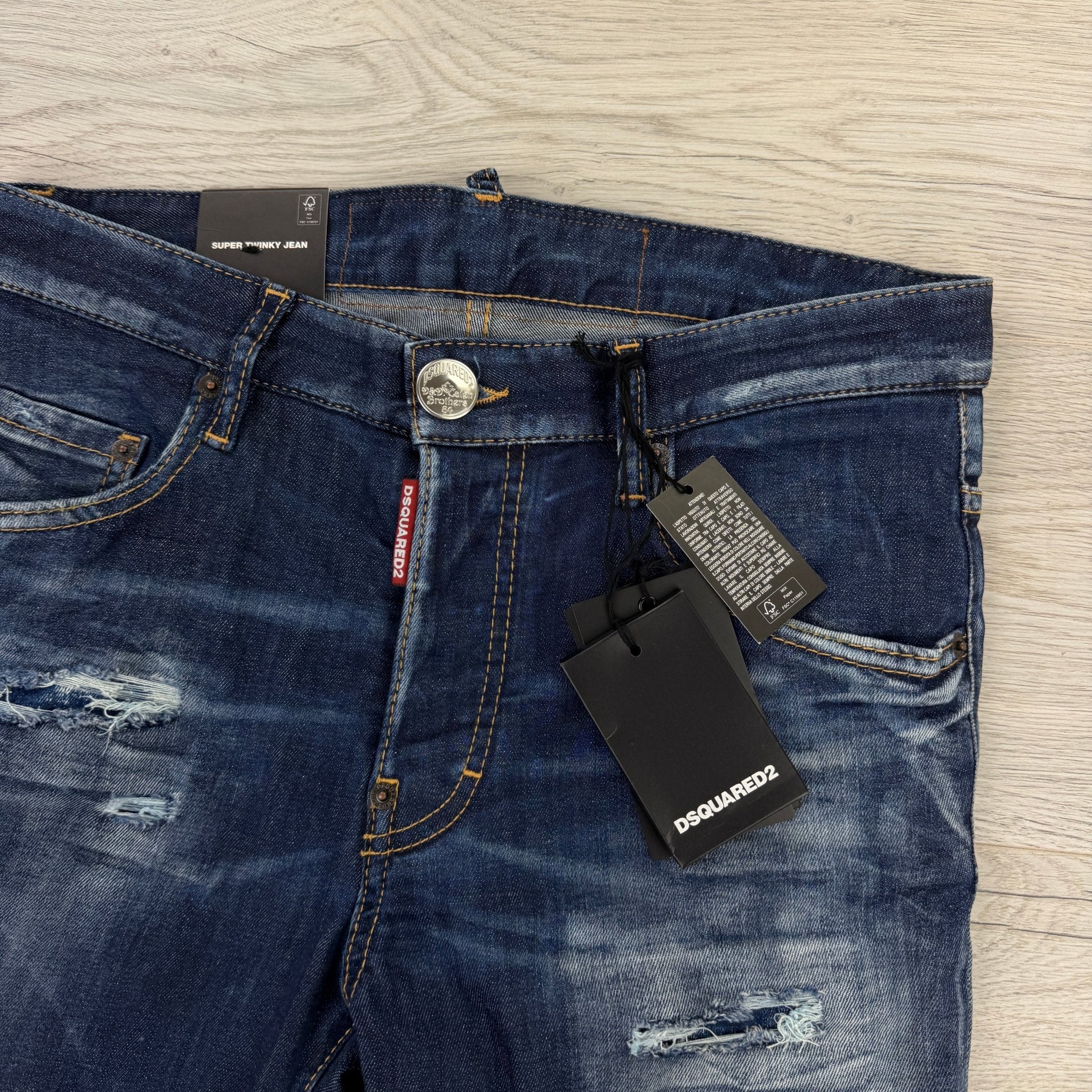 Dsquared2 Men’s Blue Distressed Jeans - 44 (Uk 28) - Morely TrendsDsquared2 Type here:)