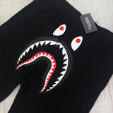 Bape Men’s Black Front Shark Shorts