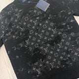 Louis Vuitton Men’s Distressed Monogram Crewneck Jumper - Medium