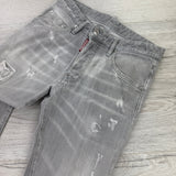 Dsquared2 Men’s Grey Distressed Jeans - 46 (Uk 30)