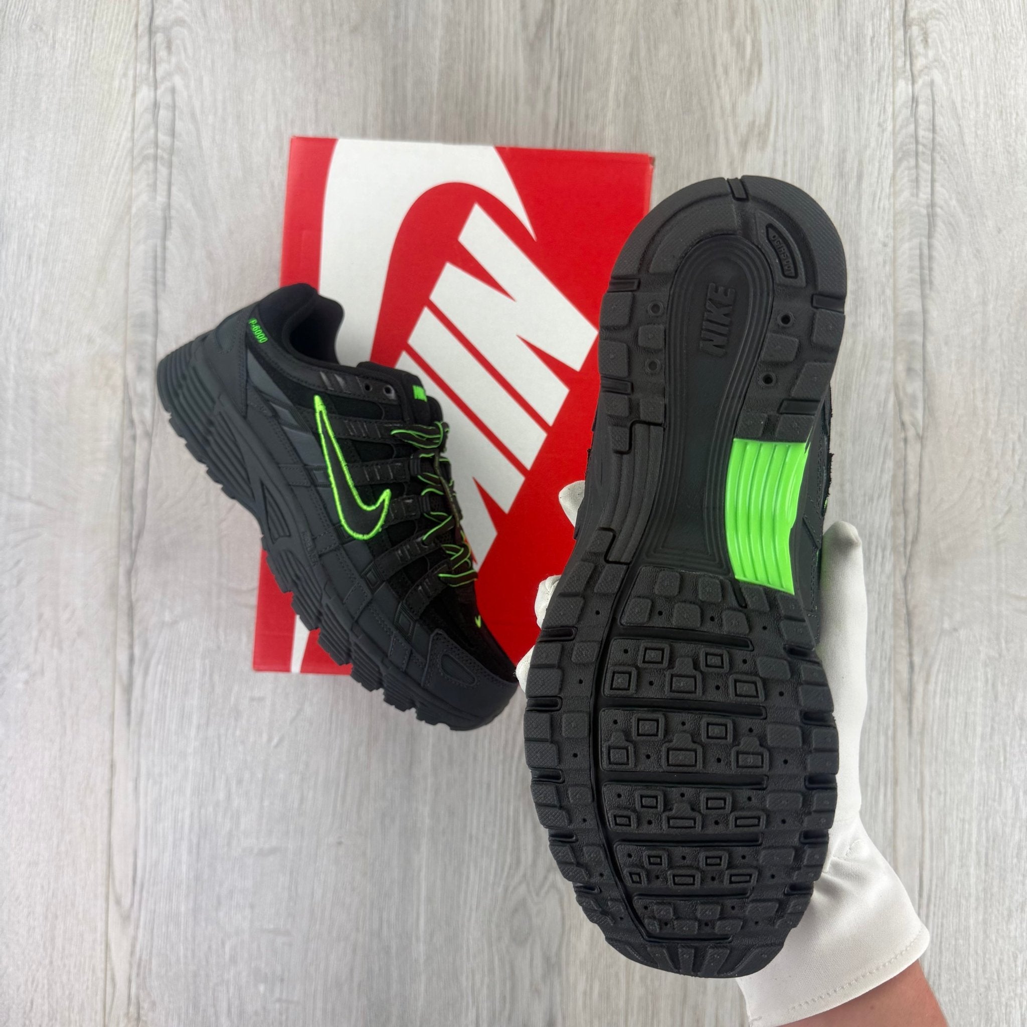 Nike P‑6000 PRM Black Green Strike - Morely TrendsNike Type here:)