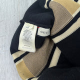 Gucci Men’s Black Wool GG Beanie