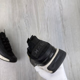 Chanel Men’s  Black CC Runners - Uk 7