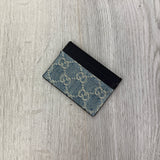 Gucci GG Denim Monogram Card Holder - Morely TrendsGucci Type here:)