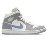 Air Jordan 1 Mid Wmns 'White Wolf Grey'