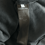 Balenciaga Black & Beige Tape Logo Hoodie - Morely TrendsBalenciaga Type here:)