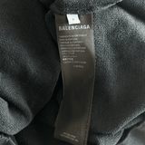 Balenciaga Black & Beige Tape Logo Hoodie - Morely TrendsBalenciaga Type here:)