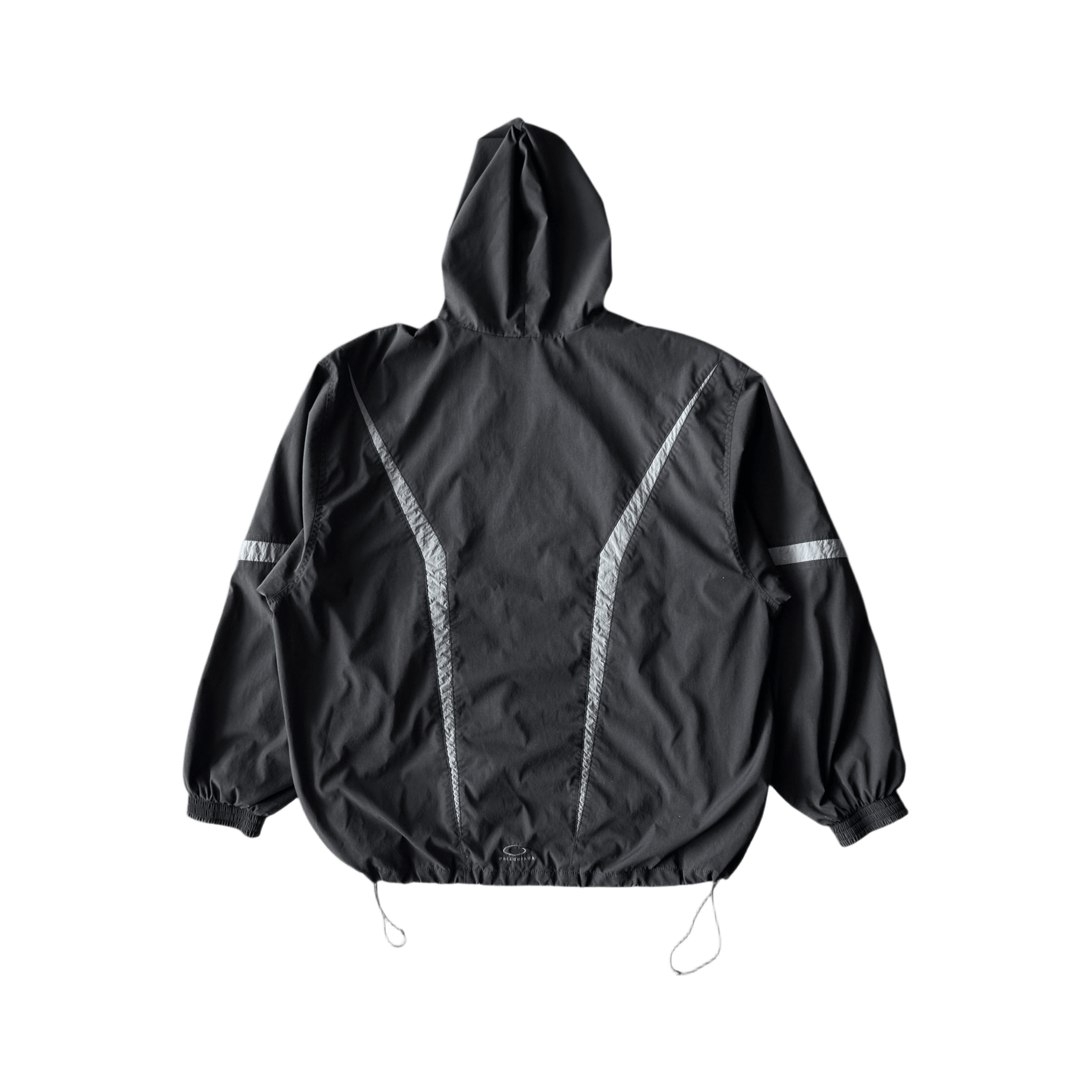 Balenciaga Black & Grey Loop Sports Logo Track Jacket - Morely TrendsBalenciaga Type here:)