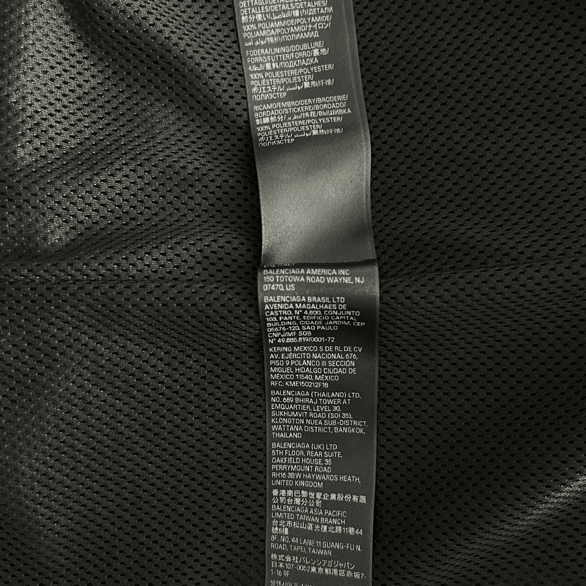 Balenciaga Black & Grey Loop Sports Logo Track Jacket - Morely TrendsBalenciaga Type here:)