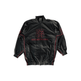 Balenciaga Black & Red Lion Club Embroidered Logo Track Jacket - Morely TrendsBalenciaga Type here:)