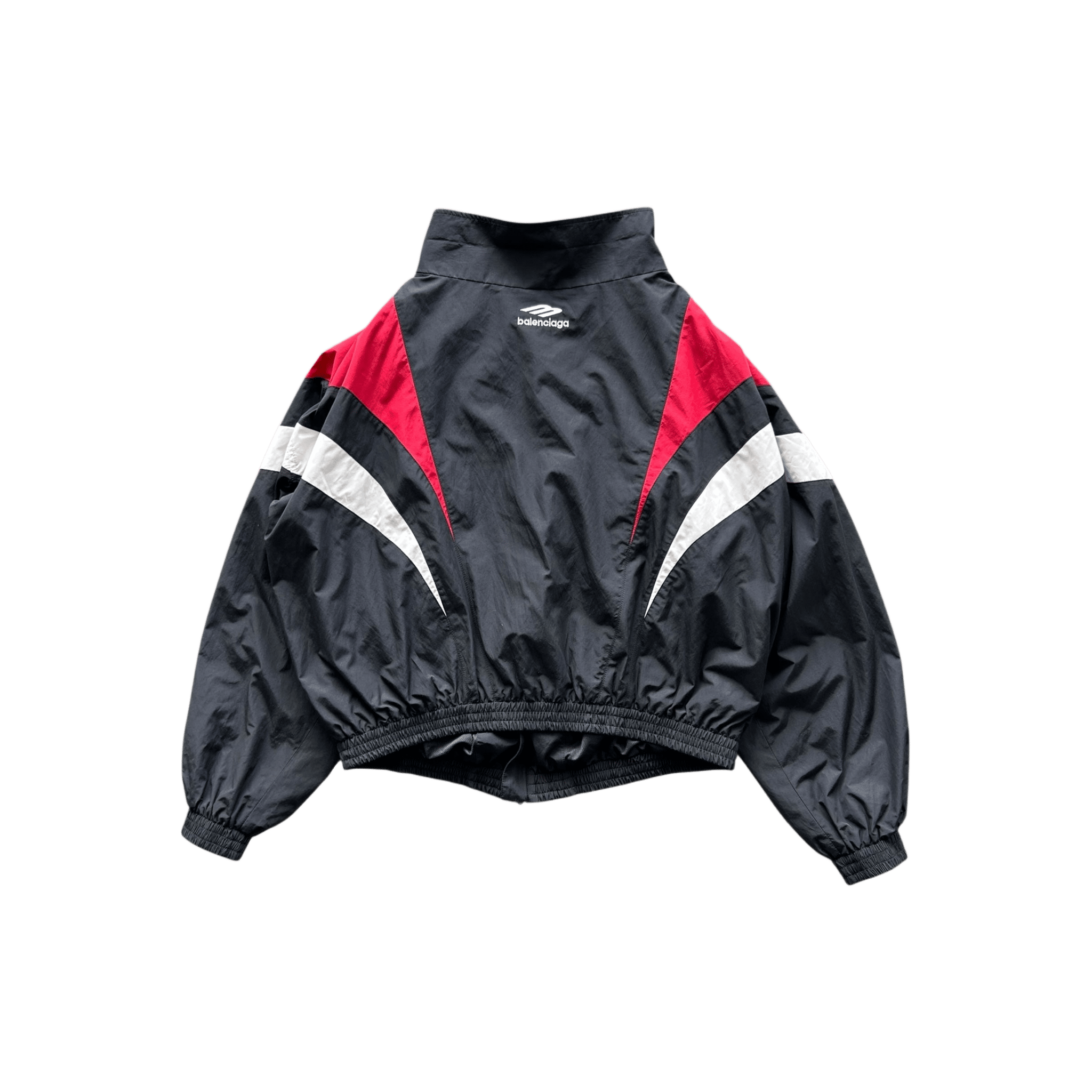 Balenciaga Black Red & White Logo Track Jacket - Morely TrendsBalenciaga Type here:)
