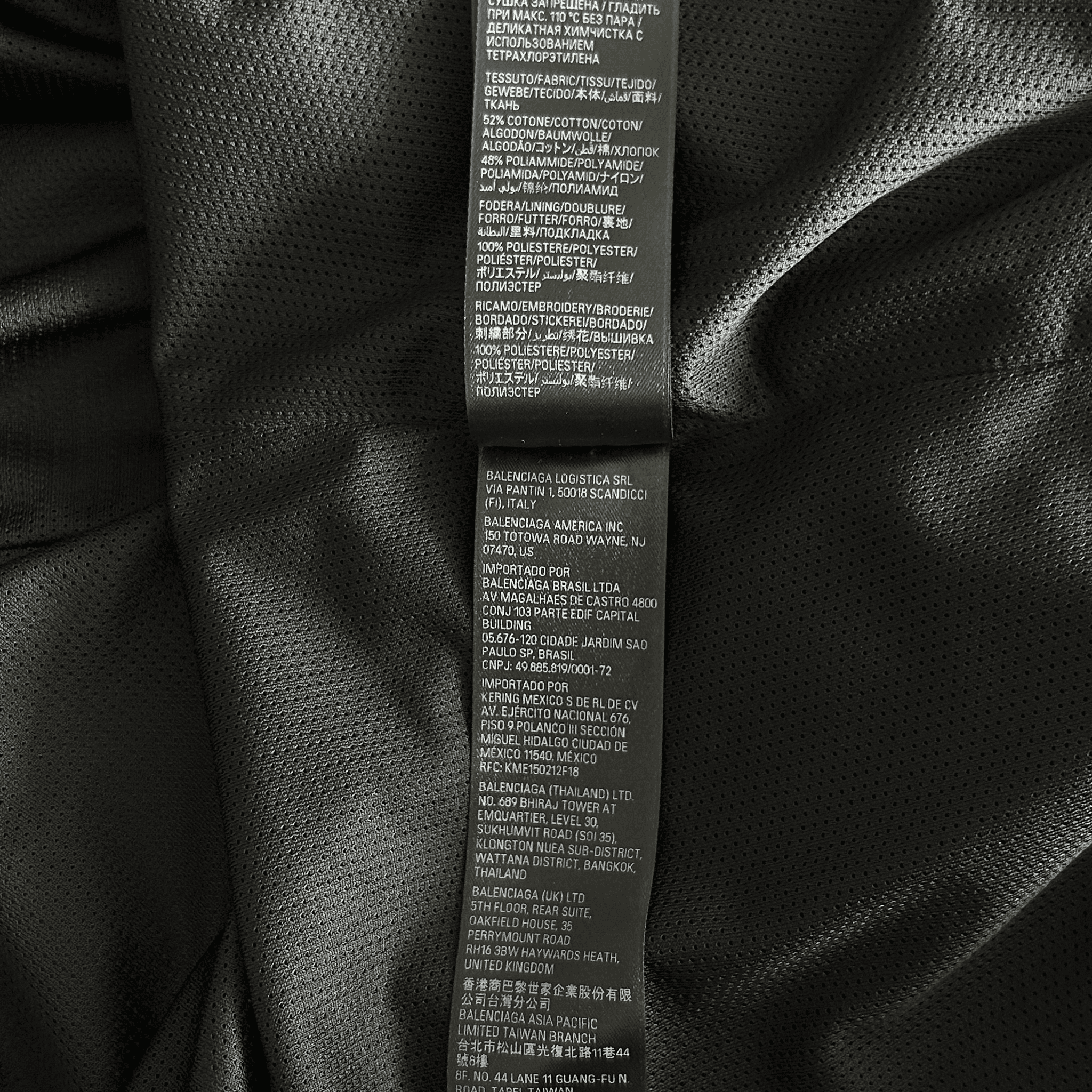 Balenciaga Black Red & White Logo Track Jacket - Morely TrendsBalenciaga Type here:)