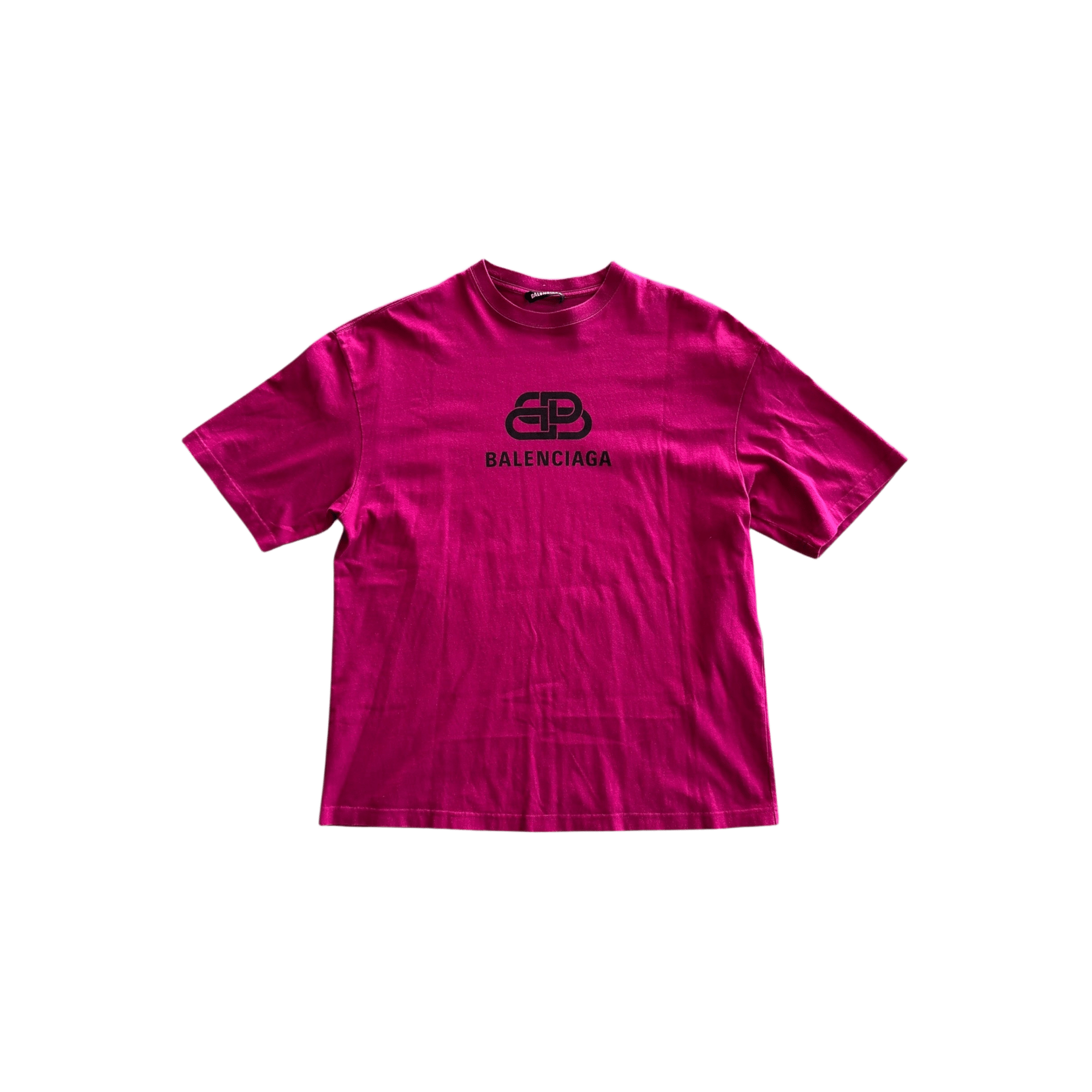 Balenciaga Pink & Black BB Logo T-Shirt - Morely TrendsBalenciaga Type here:)