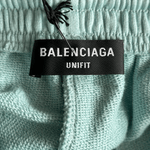 Balenciaga Turquoise BB Embroidered Logo Shorts - Morely TrendsBalenciaga Type here:)