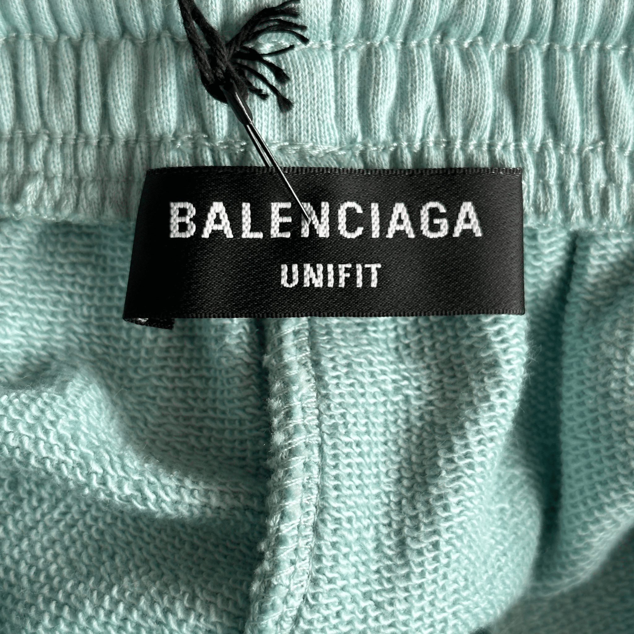 Balenciaga Turquoise BB Embroidered Logo Shorts - Morely TrendsBalenciaga Type here:)