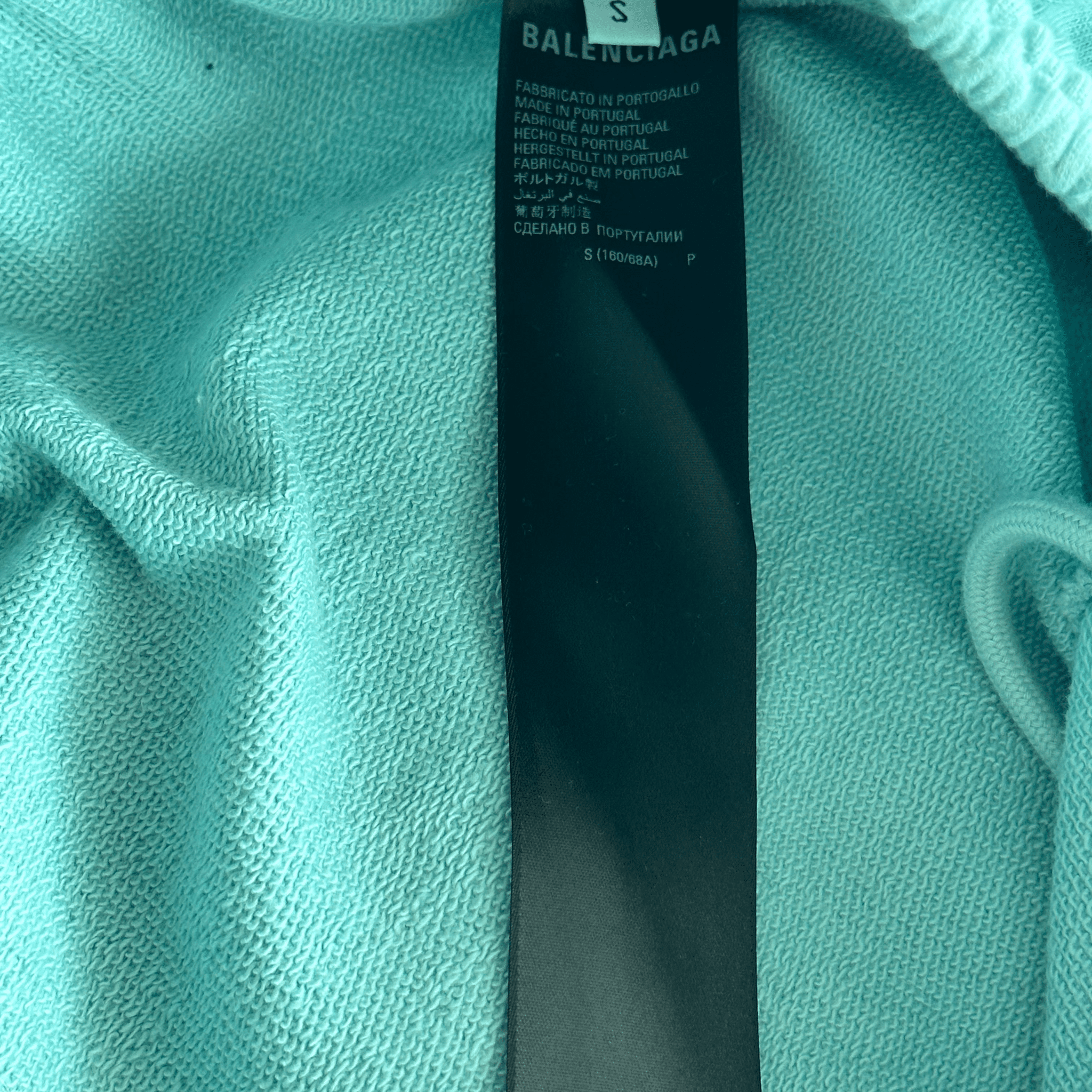 Balenciaga Turquoise BB Embroidered Logo Shorts - Morely TrendsBalenciaga Type here:)