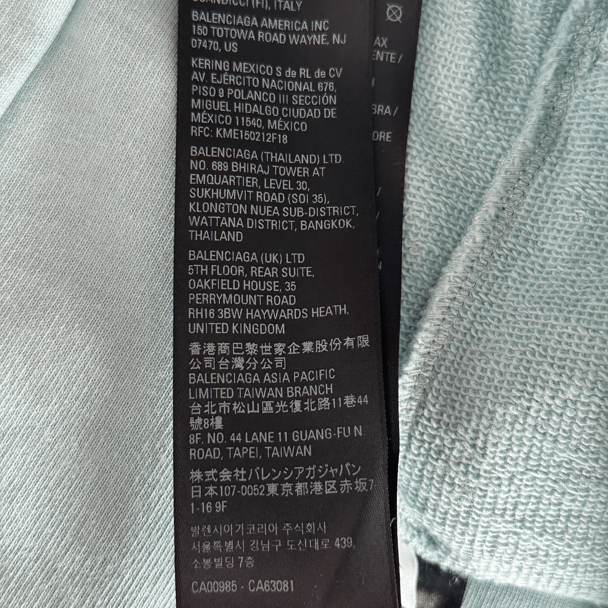 Balenciaga Turquoise BB Embroidered Logo Shorts - Morely TrendsBalenciaga Type here:)