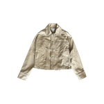 Bottega Veneta Beige Button Up Work Jacket - Morely TrendsBottega Veneta Type here:)