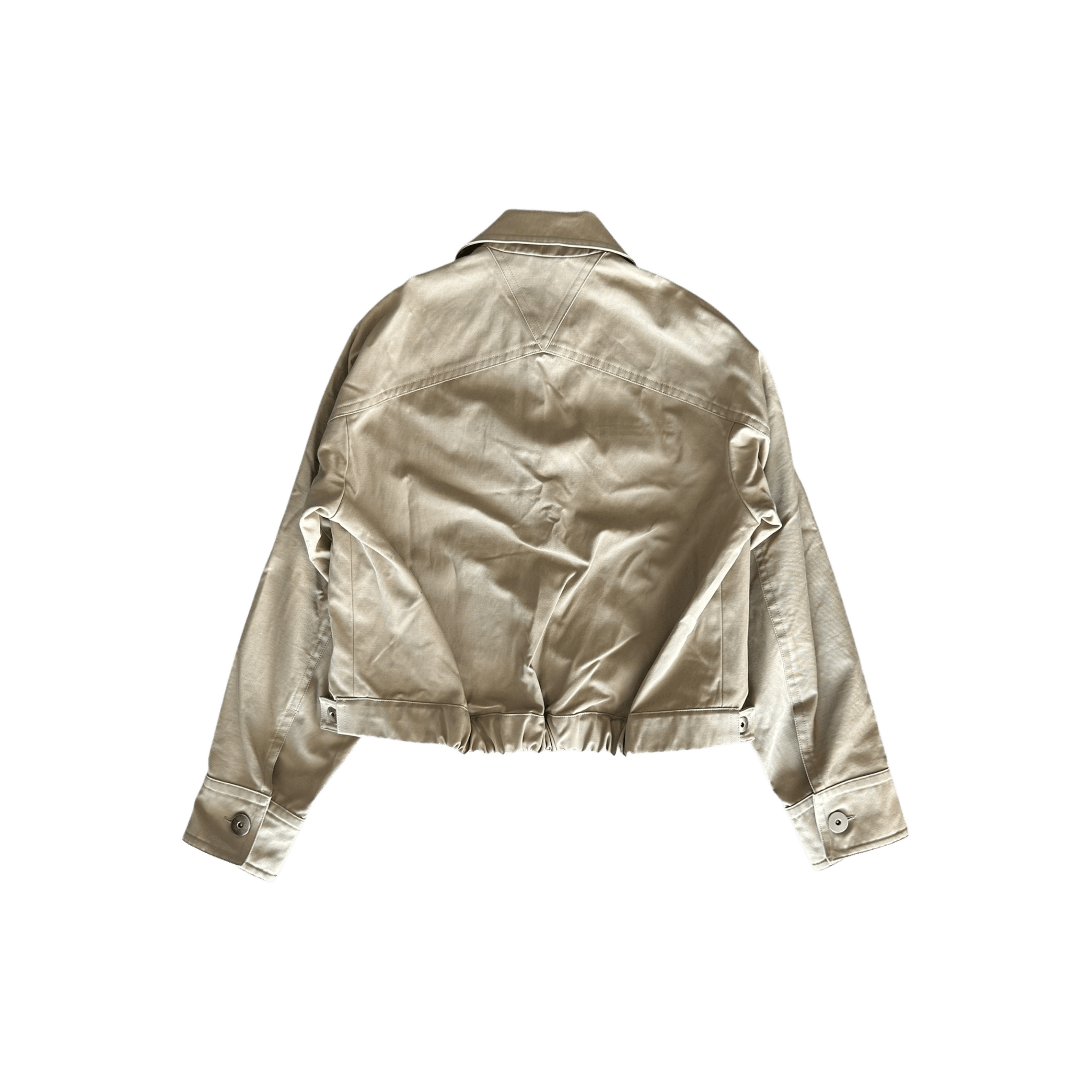 Bottega Veneta Beige Button Up Work Jacket - Morely TrendsBottega Veneta Type here:)