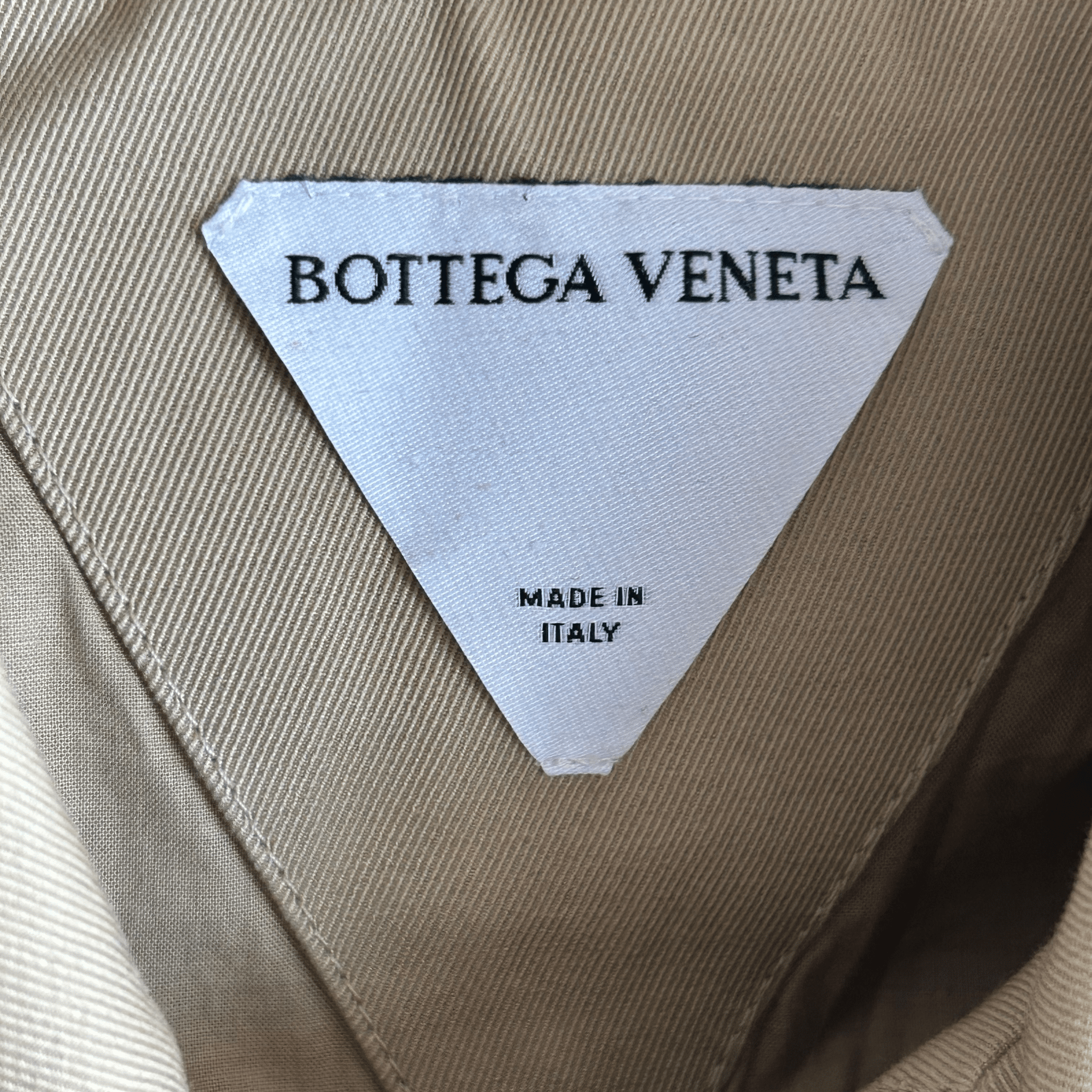 Bottega Veneta Beige Button Up Work Jacket - Morely TrendsBottega Veneta Type here:)