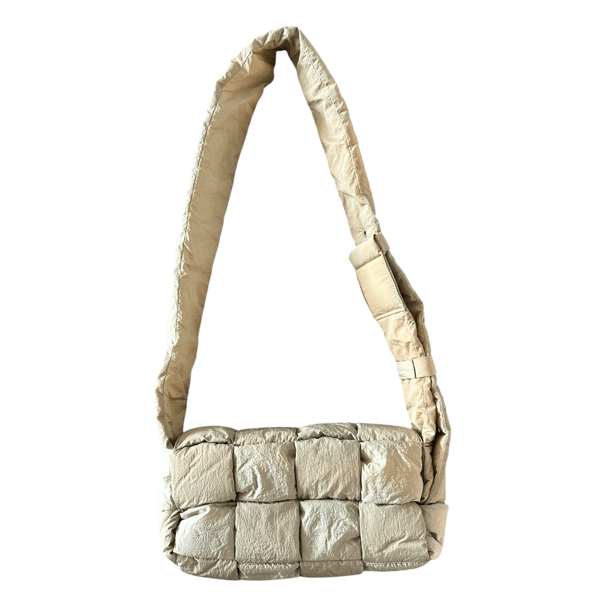 Bottega Veneta Beige Padded Tech Cassette Bag - Morely TrendsBottega Veneta Type here:)