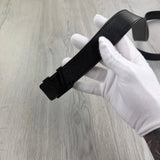Louis Vuitton Men’s Black Thin Belt - 100 (Uk 28-34)