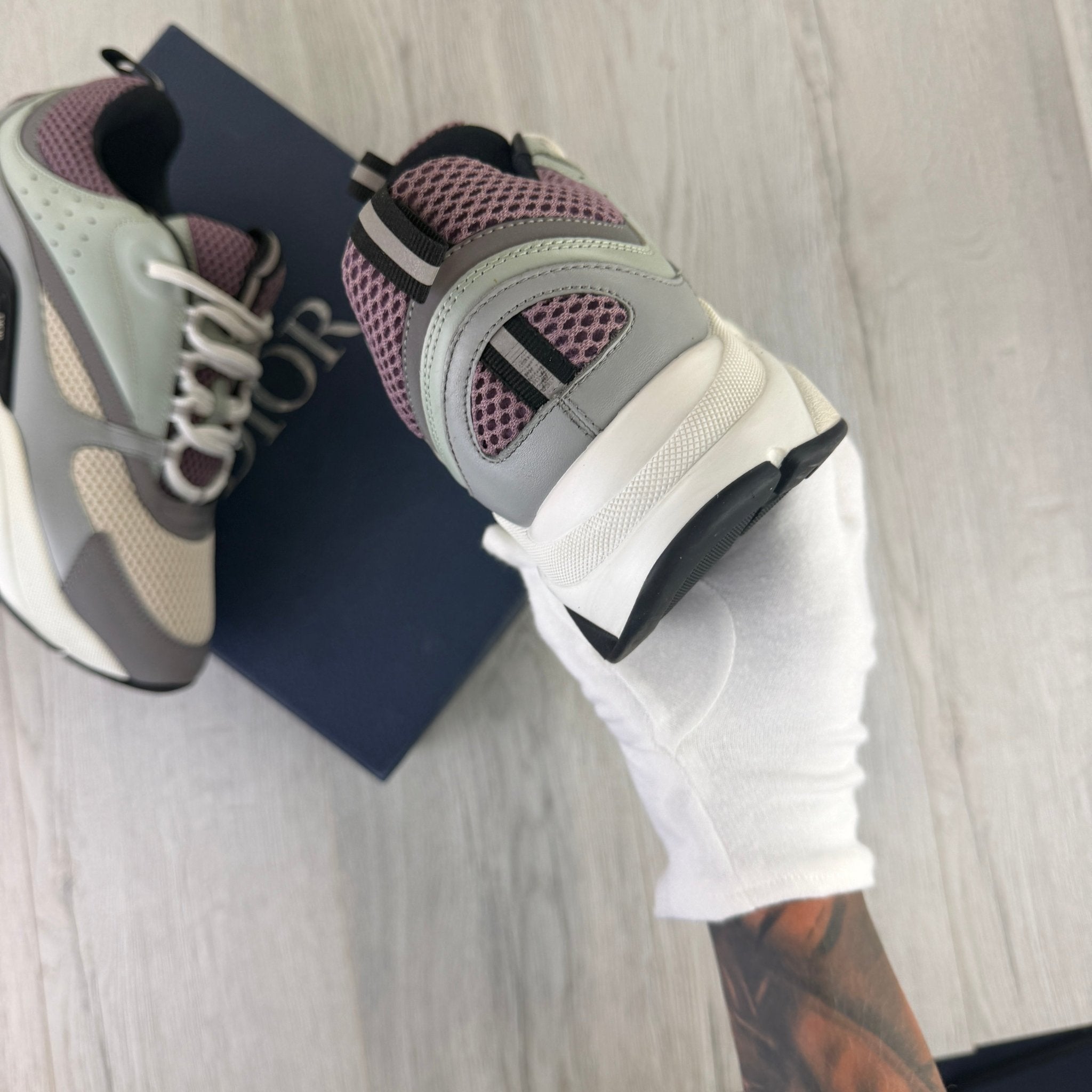 Dior B22 Men’s Lavender & Grey Trainers - 43 (Fit Uk 8.5) - Morely TrendsDior Type here:)