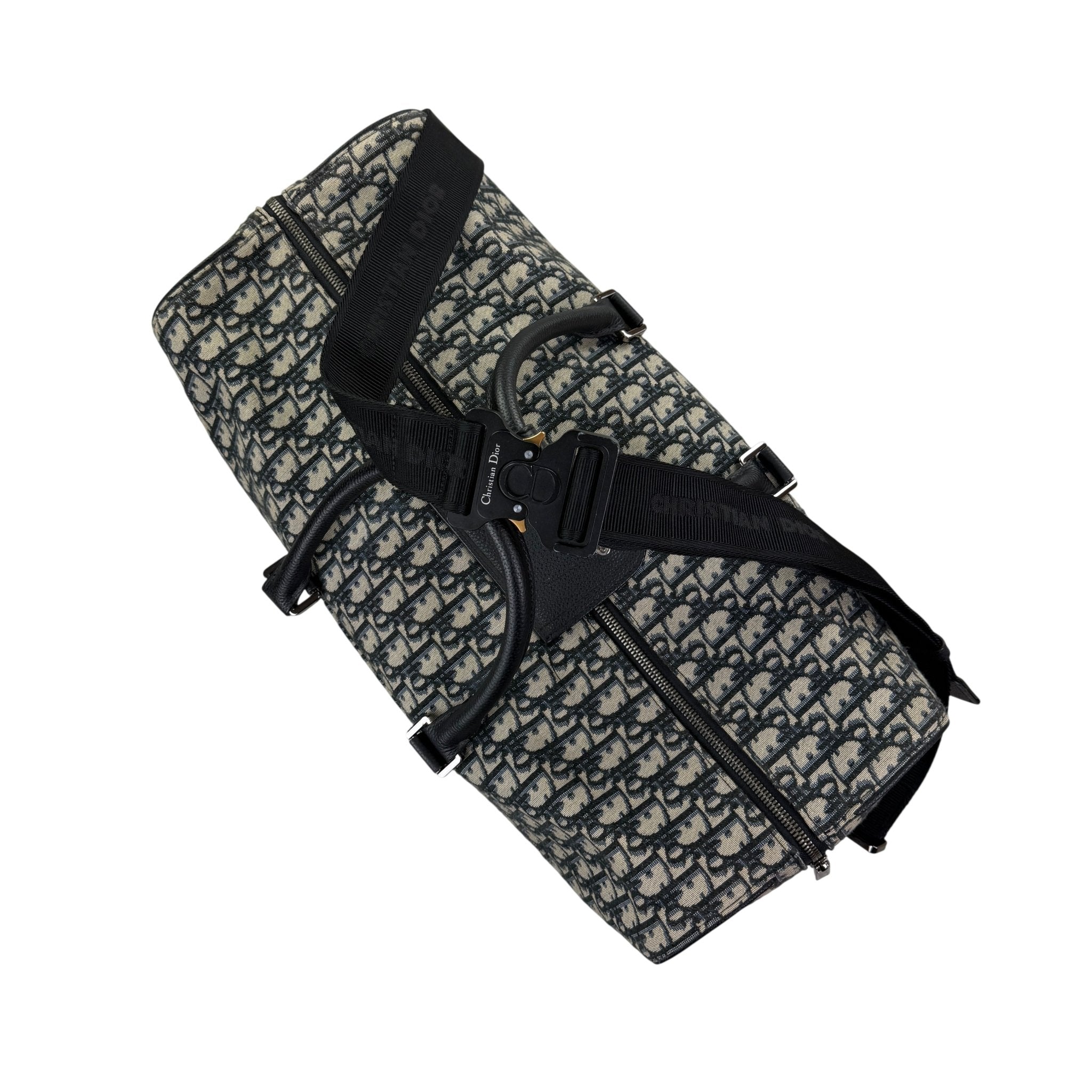 Dior Oblique Jacquard Lingo 50 Boston Bag Travel Bag - Morely TrendsDior Type here:)