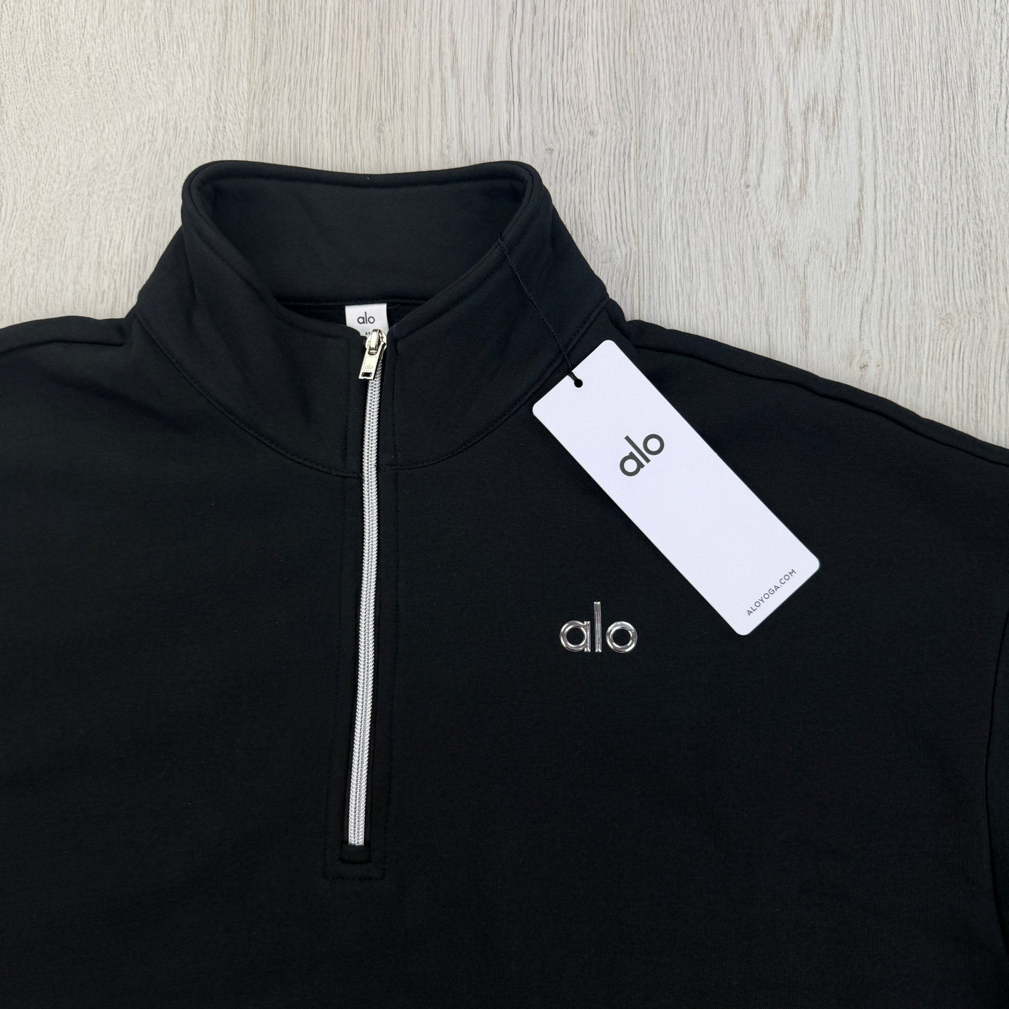 Alo Men’s Black 1/4 Zip Fleece - Morely TrendsAlo Type here:)