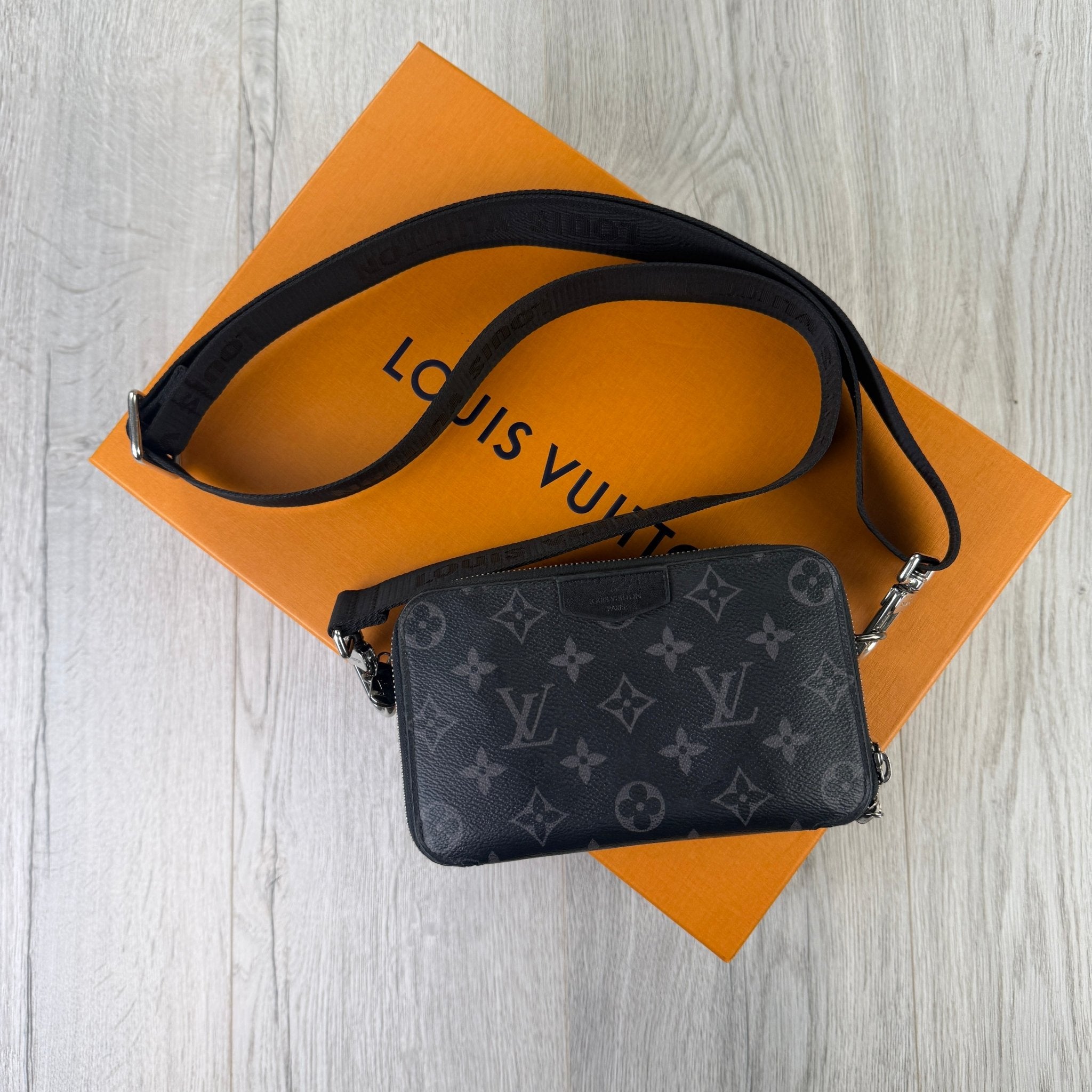 Louis Vuitton Men’s Black Monogram Alpha Wearable Shoulder Bag - Morely TrendsLouis Vuitton Type here:)