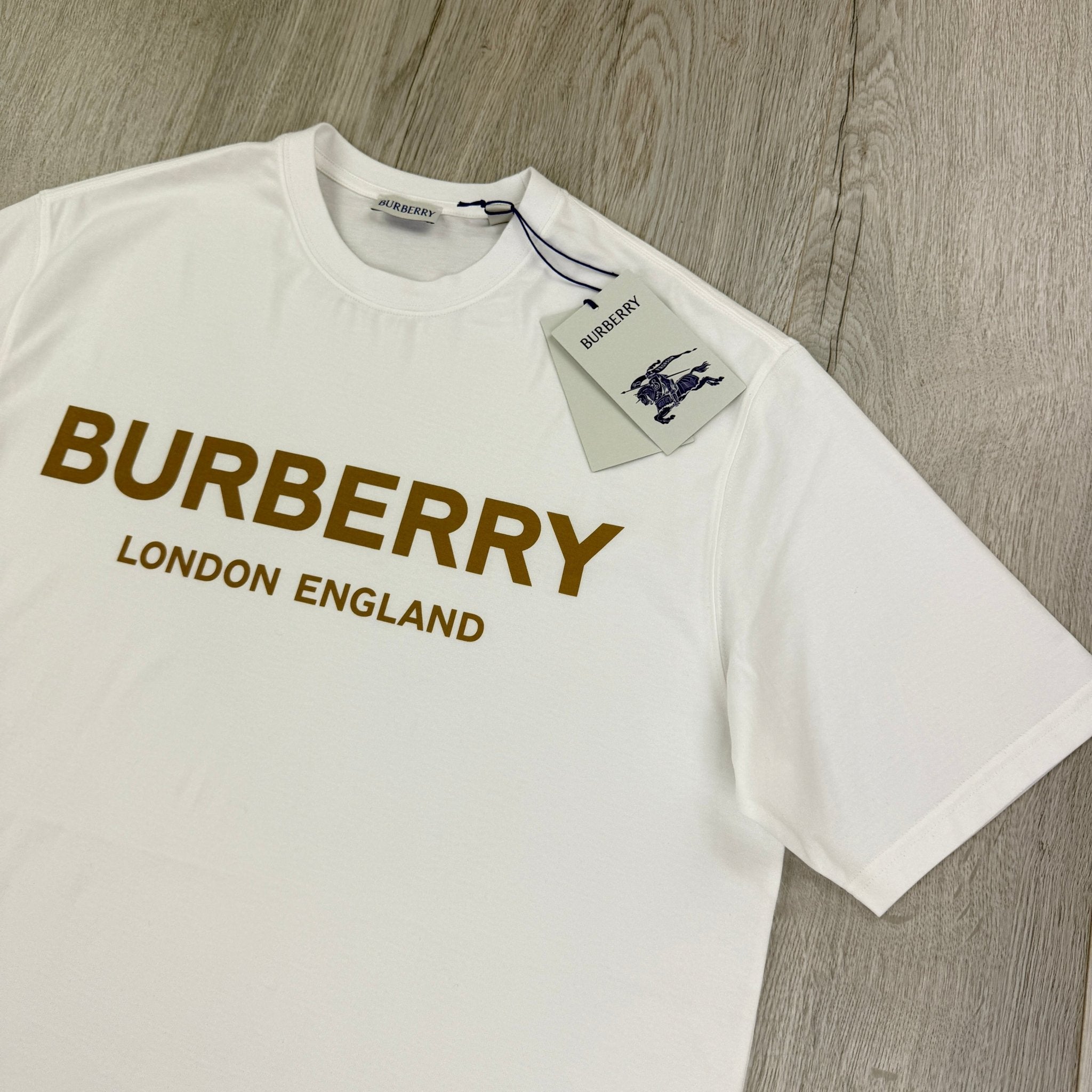 Burberry Men’s White T-shirt & Shorts Set - Morely TrendsBurberry Type here:)