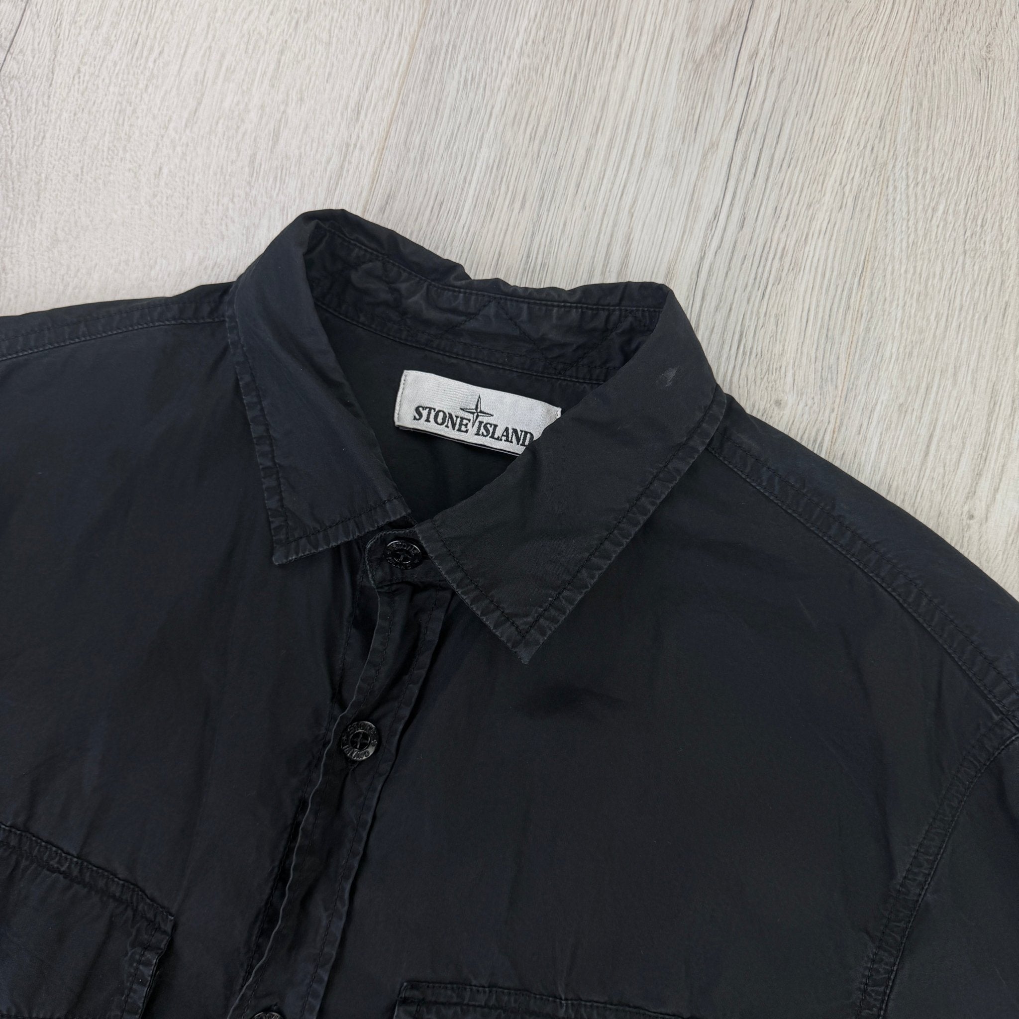 Stone Island Men’s Black Overshirt - Large - Morely TrendsStone Island Type here:)