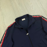 Moncler Men’s Navy Zip-up Track Jacket - XS