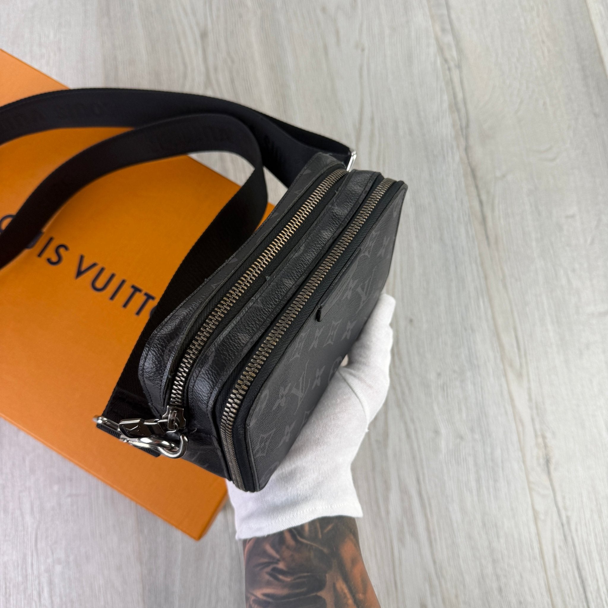 Louis Vuitton Men’s Black Monogram Alpha Wearable Shoulder Bag - Morely TrendsLouis Vuitton Type here:)