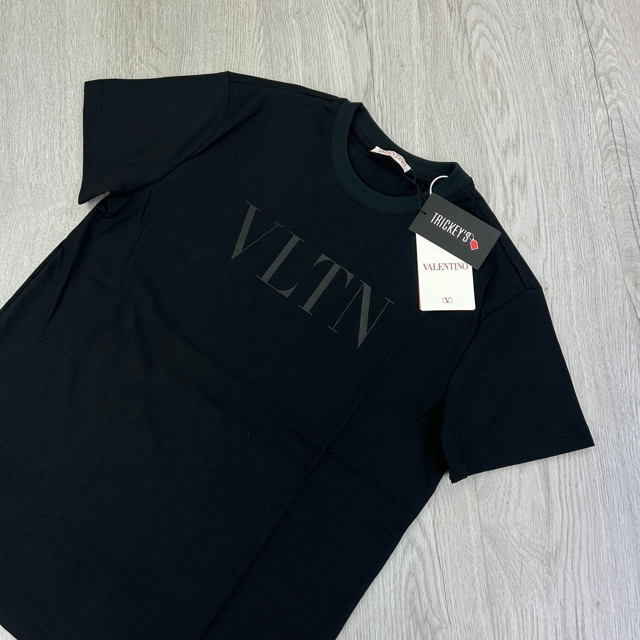 Valentino Men’s ‘VLTN’ Black T-shirt - Morely TrendsValentino Type here:)