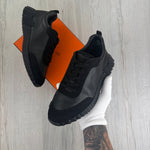 Hermes Men’s All Black Suede Bouncing Sneakers - 42.5 Fit (Uk 8.5) - Morely TrendsHermes Type here:)