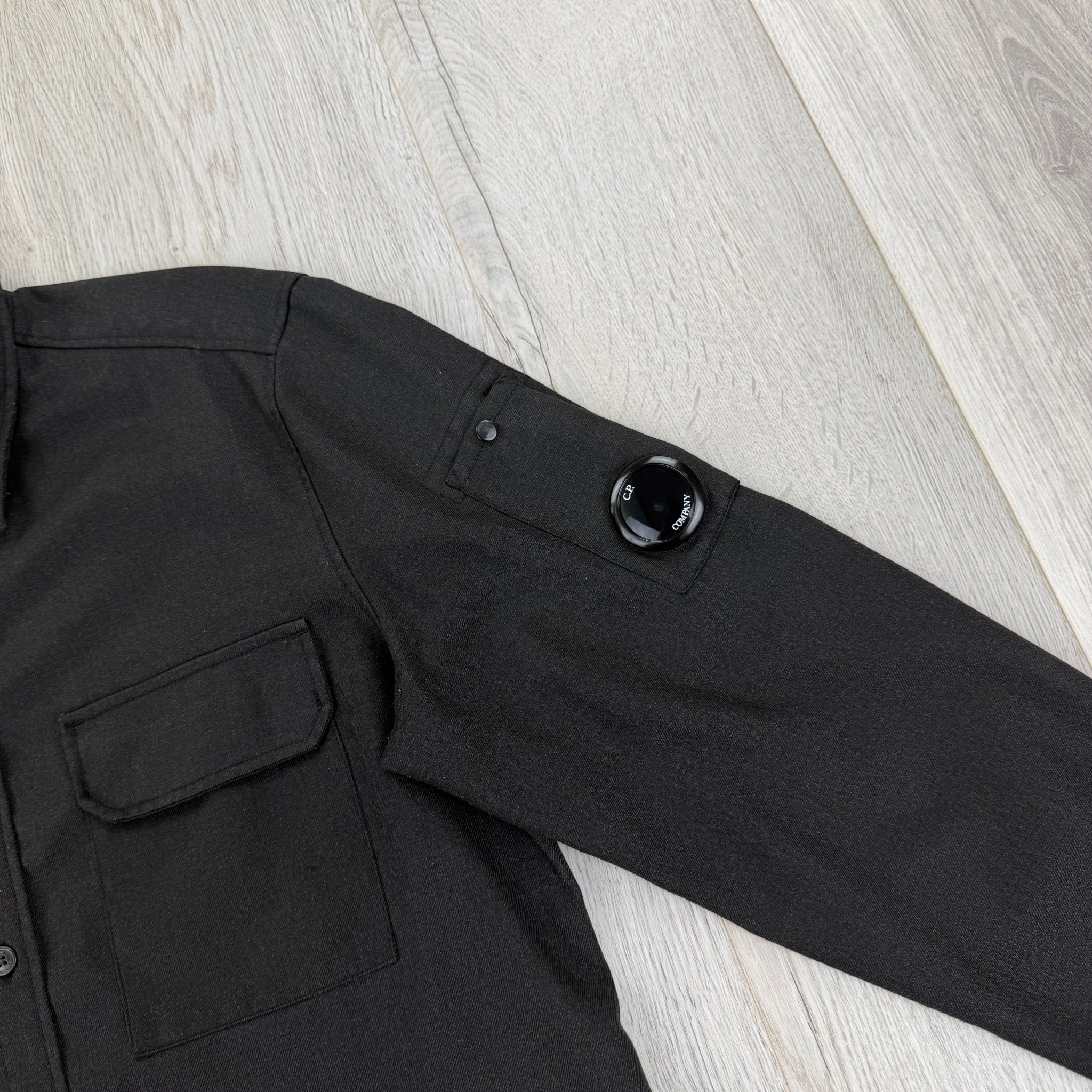 Cp Company Black Button-up Overshirt - Large - Morely TrendsCP Company Type here:)