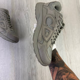 Dior x Stone Island B30 Men’s Khaki Grey Trainers - 43 (Uk 9)