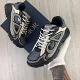 Dior B30 Men’s Blue Grey / White / Black Trainers - 41 (Uk 7)