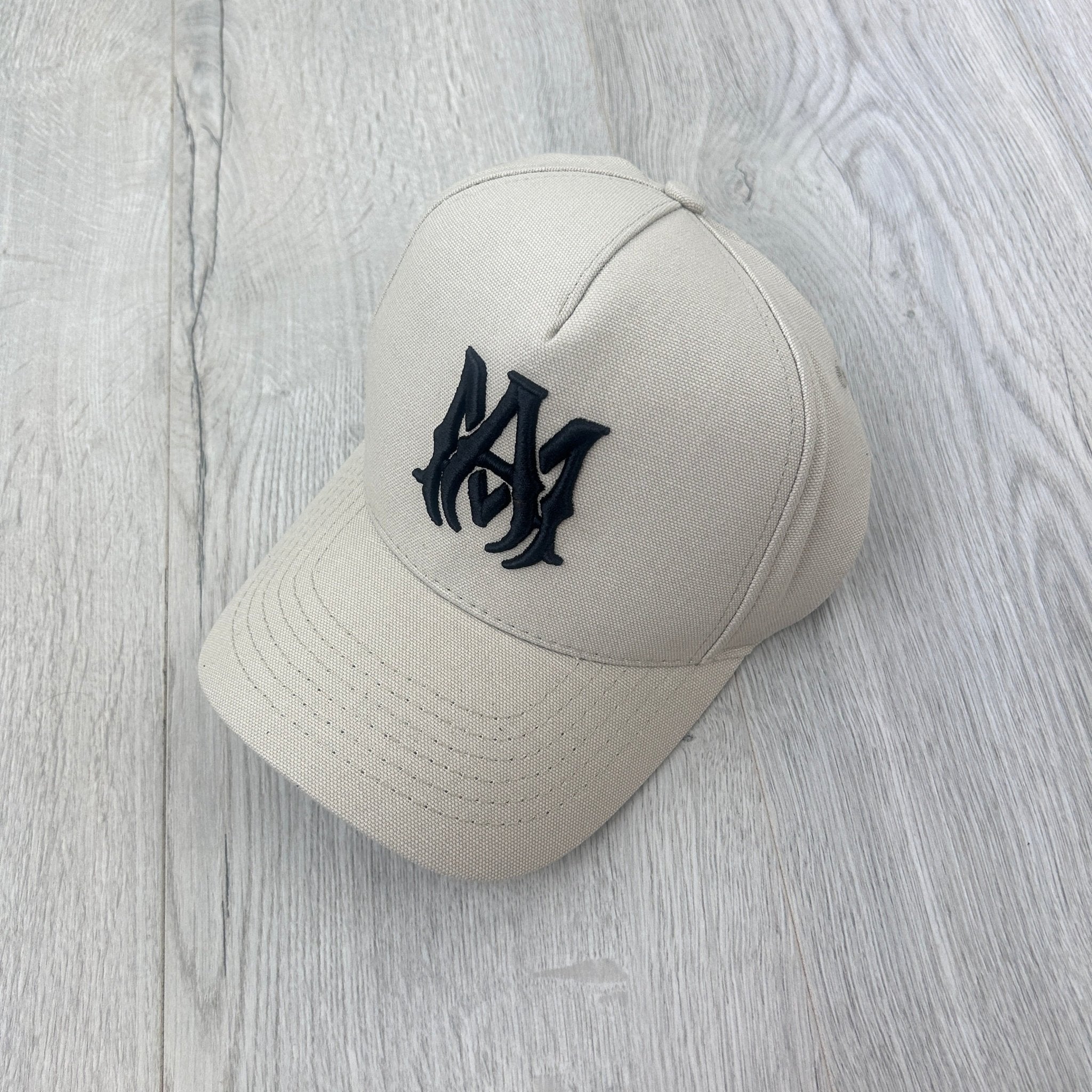 Amiri Men’s Beige MA Logo Full Canvas Cap - Morely TrendsAmiri Type here:)