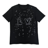 Louis Vuitton Men’s LV Spread Embroidery Black T-Shirt - XL