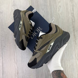Dior B22 Men’s Khaki Grey Runners - 42.5 (Fit Uk 8)