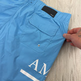Amiri Men’s White T-shirt & Swim Shorts Set