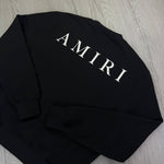 Amiri Men’s Black MA Logo Crewneck Jumper - Morely TrendsAmiri Type here:)