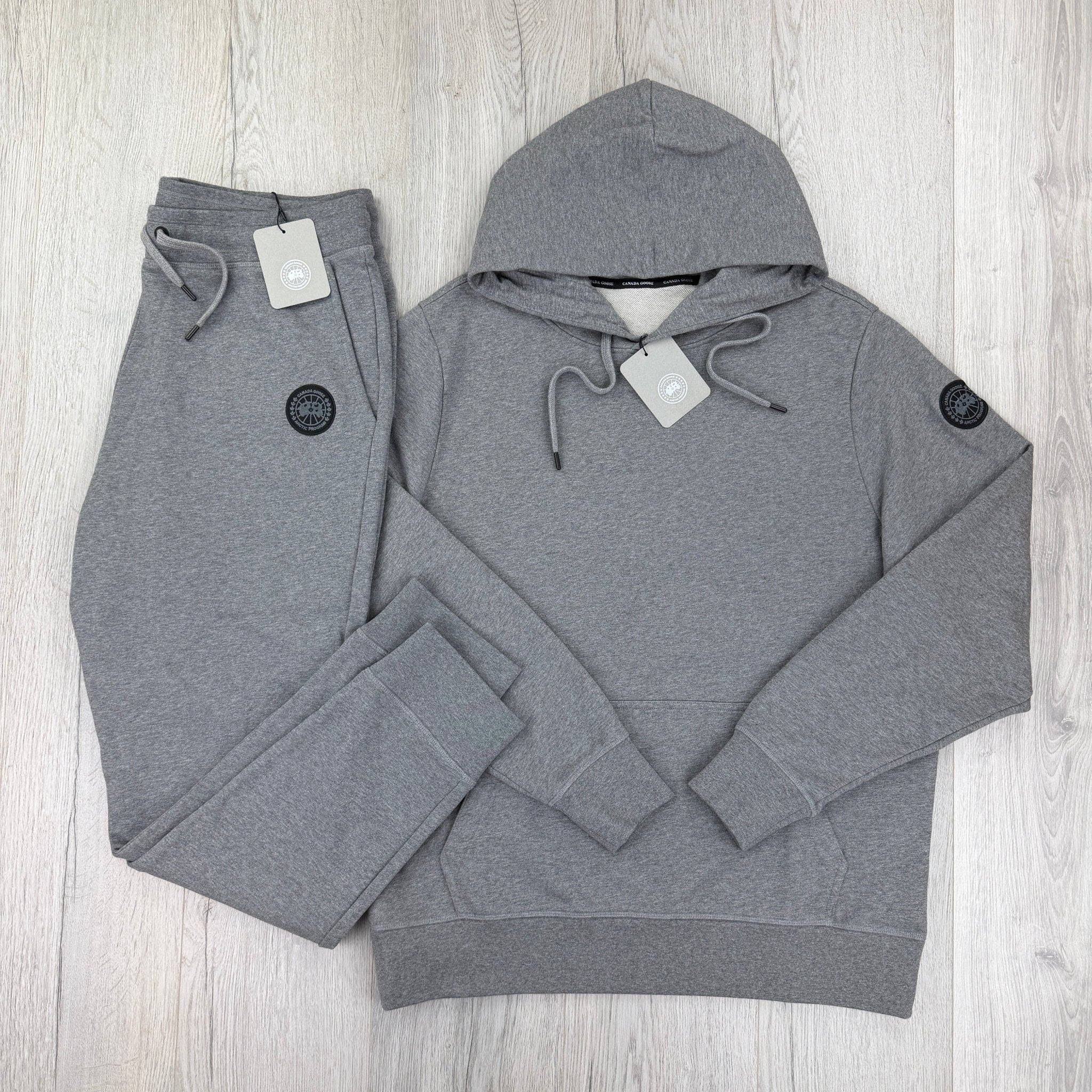Canada Goose Men’s Grey Full Tracksuit Black Badge Edition - Large - Morely TrendsCanada goose Type here:)