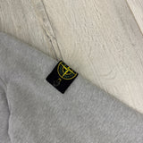 Stone Island Men’s Grey Zip-up Hoodie - Small