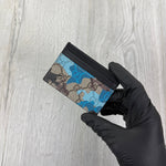 Gucci GG Blue Camo Canvas Card Holder - Morely TrendsGucci Type here:)