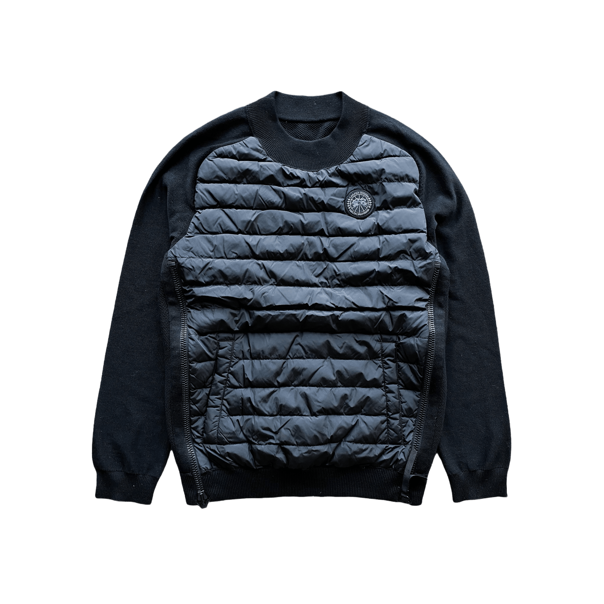 Canada Goose Black Hybridge Knit Black Label Men's Sweater - Morely TrendsCanada Goose Type here:)