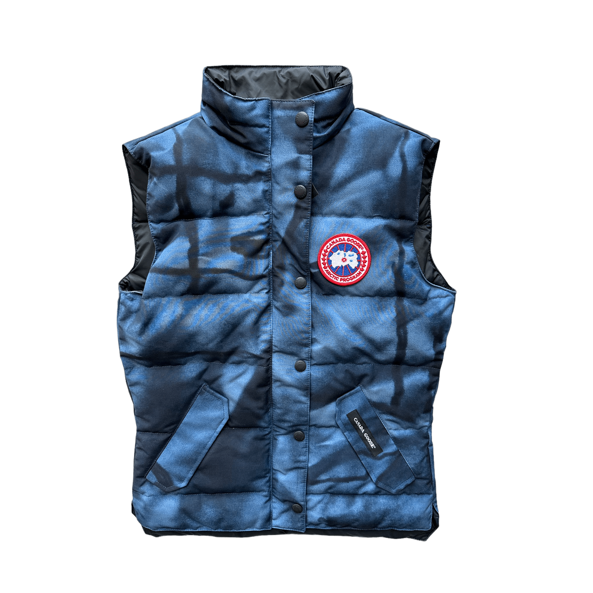 Canada Goose Blue Abstract Camo Freestyle Women's Vest - Morely TrendsCanada Goose Type here:)