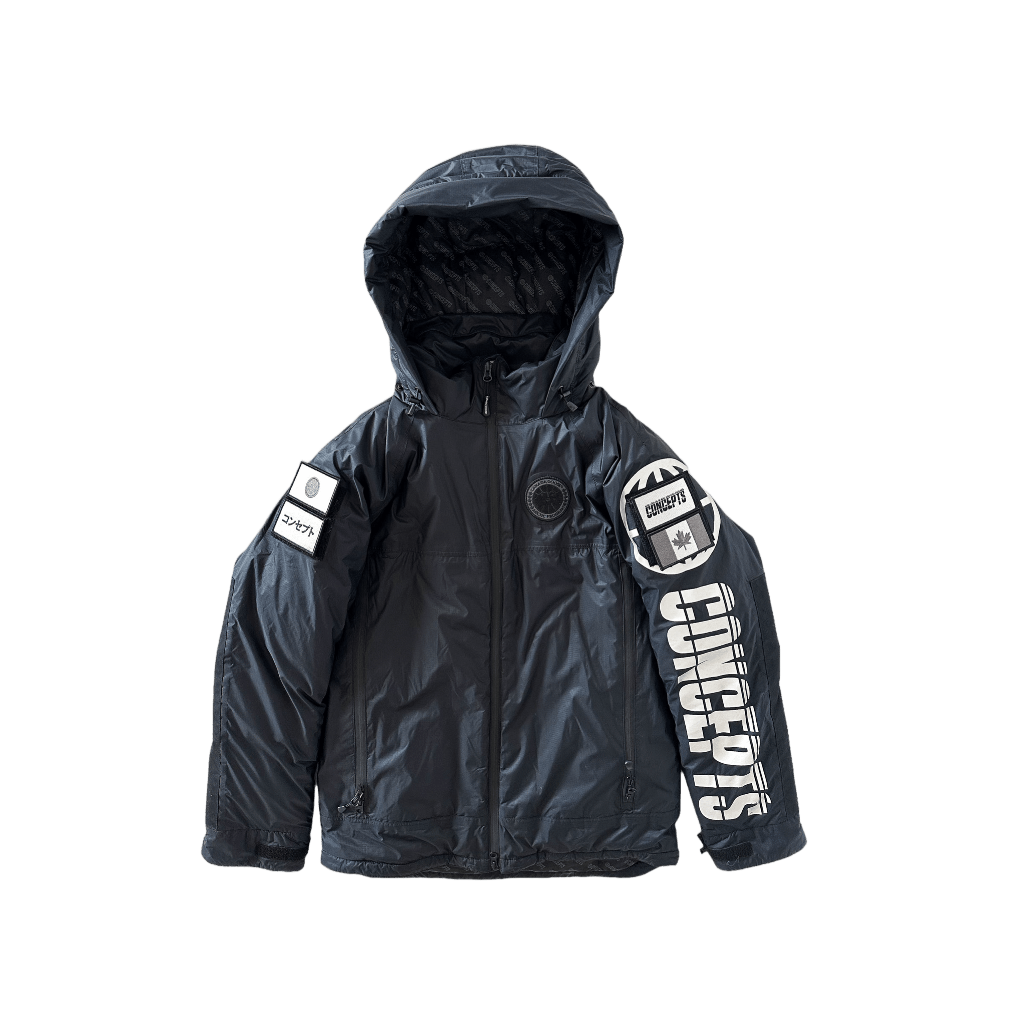 Canada Goose Concepts Black Reflective Patches Denary Jacket - Morely TrendsCanada Goose Type here:)